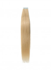 40-Piece Long Straight Human Hair Extension 613 Bleach Blonde 12inch