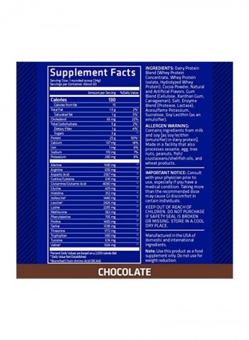 BlueLab Whey Protein Powder - Molten Chocolate