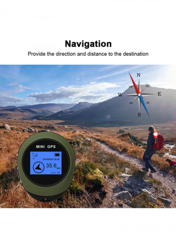 Travel USB Rechargeable Mini GPS Navigation Locator Anti-Lost Handheld Finder 22x13x5.75cm