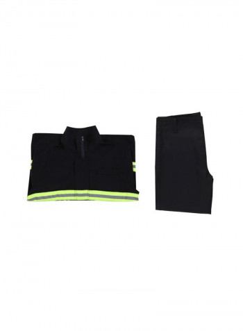 Flame Retardant Clothing Black 44.5x38.0x6.0centimeter
