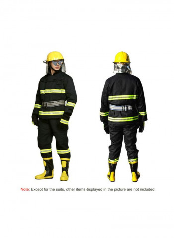Flame Retardant Clothing Black 44.5x38.0x6.0centimeter
