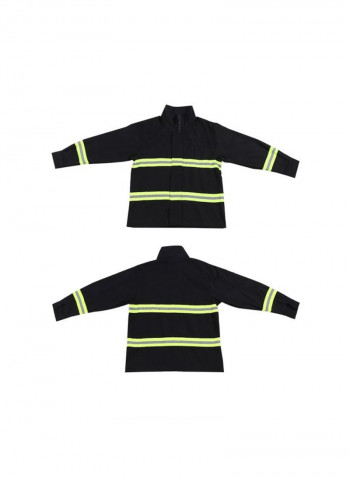 Flame Retardant Clothing Black 44.5x38.0x6.0centimeter