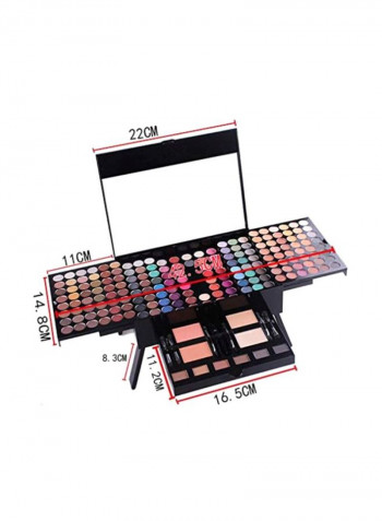 198-Piece Professional Make Up Kit Multicolour