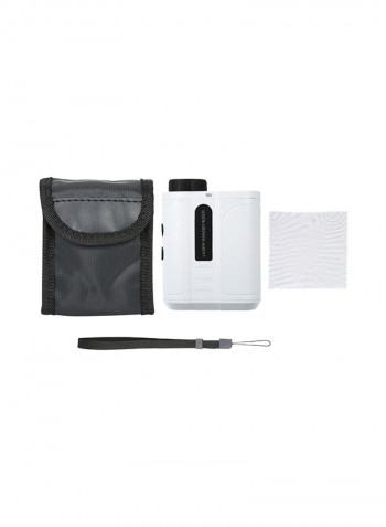 600m Golf Rangefinder Outdoor Handheld Laser Distance Tester White 14.5x6.3x9.8centimeter