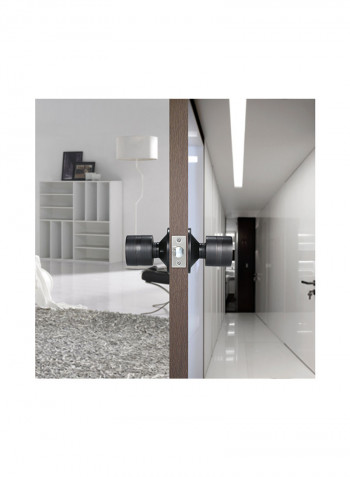 Digital Door Lock Keyless Black 22.2x9.5x14centimeter