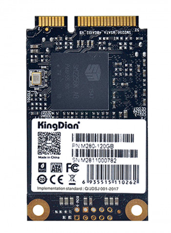 mSATA SSD Internal Hard Drive 120GB Blue/Silver