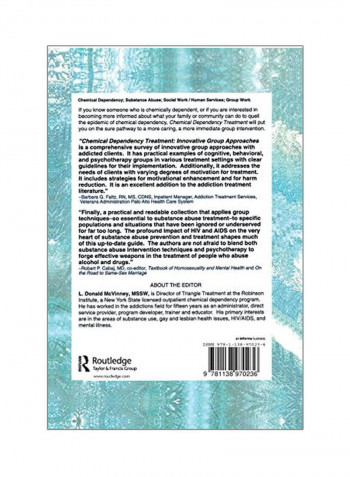 Chemical Dependency Treatment: Innovative Group Approaches Paperback