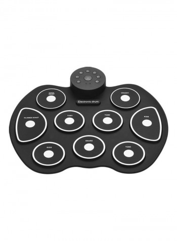 Portable Electronic Drum Digital USB 9 Pads Roll Up Drum Set