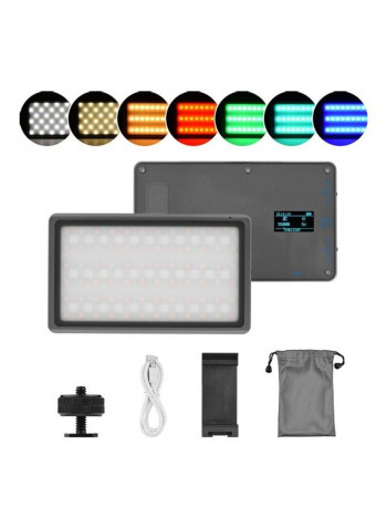 7-Colour Mode Video LED Light Panel Multicolour