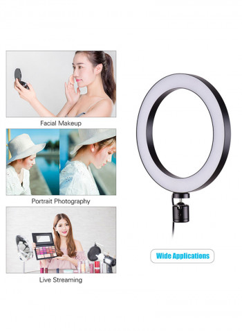 Professional LED Photography Ring Light Kit Black/White