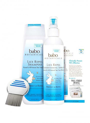 3-Piece Lice Prevention Essentials Kit