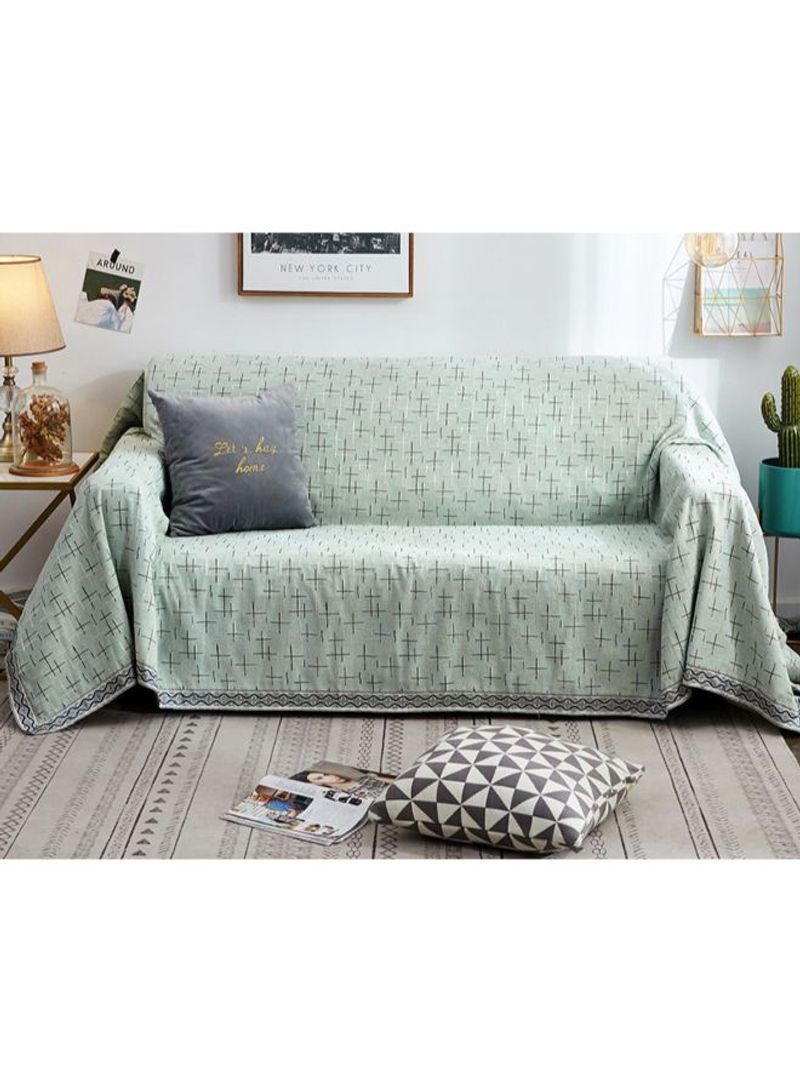 Modern European Style Comfortable Sofa Slipcover Grey 180X230centimeter