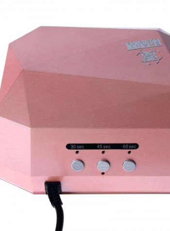 Portable LED Nail Polish Dryer Light Pink