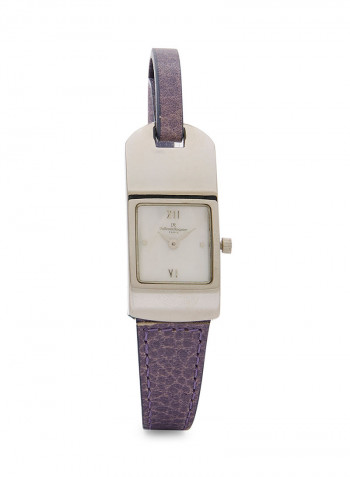 Women's Leather Analog Watch PG105A28