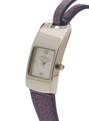 Women's Leather Analog Watch PG105A28