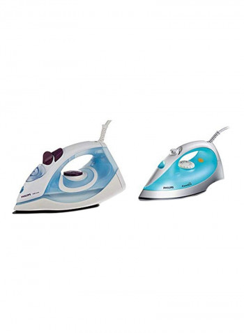 2-Piece Steam Iron With Spray 1440 W PHILIPS-B08BTH83ZK Blue/White