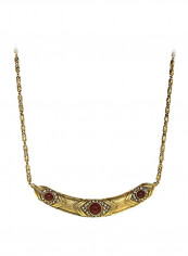 Gold Plated Swarovski Crystal Studded Collar Necklace