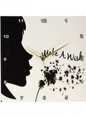 Inspirational Nature Design Printed Wall Clock Multicolour 13 x 13inch
