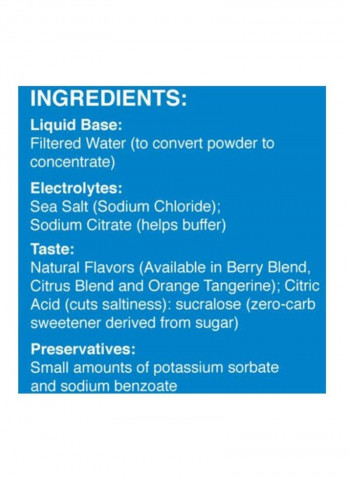 Pack Of 10 Electrolyte Liquid Drink - Berry Blend
