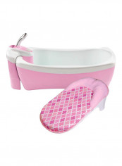 Bubbling Spa And Shower Bath Tub, 0+ M - Pink Checkers