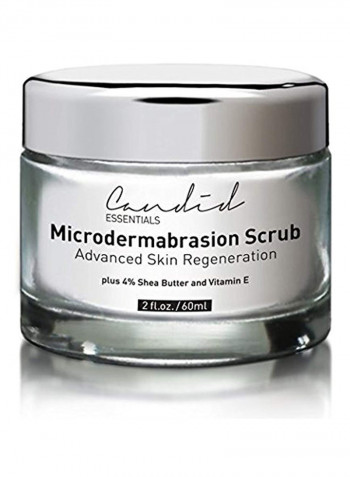 Advanced Microdermabrasion Scrub, A Natural Exfoliating Facial Scrub for Face, Hands & Neck & Décolleté, Anti Aging Skin Care, Proven to Minimize Pores, Wrinkles, Acne Scars & Remove Blackheads.