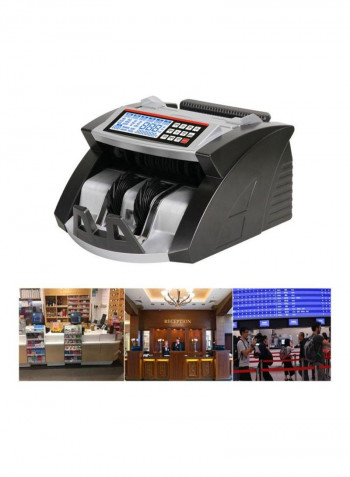 Automatic Money Counting Machine Grey/Black