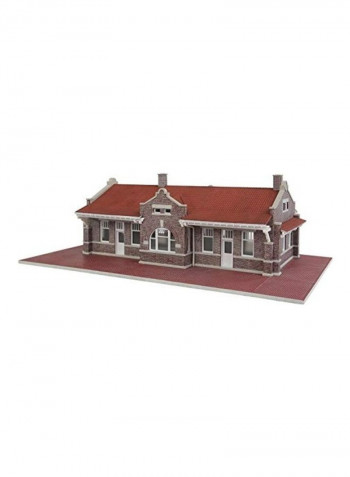 Brick Mission Train Depot Model Kit