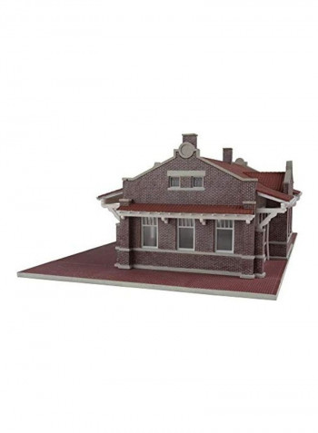 Brick Mission Train Depot Model Kit