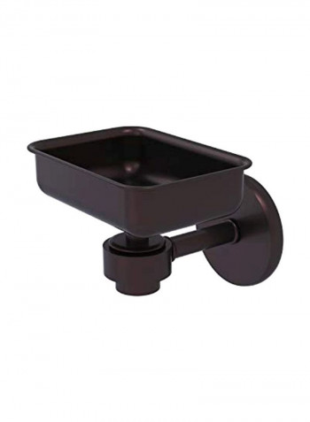 Wall Mounted Soap Dish Black 4.5x3.5x3inch