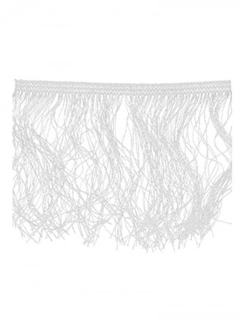 Fringe Trim White