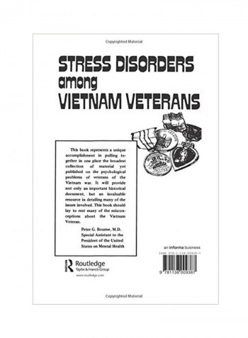 Stress Disorders Among Vietnam Veterans: Theory, Research And Treatment Paperback