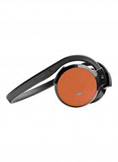 Bluetooth Over-Ear Headphones With Mic Orange/Black