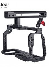 Camera Cage with Top Handle Grip Video Film Making Stabilizer Black reviews Camera Cage with Top Handle Grip Video Film Making Stabilizer Black