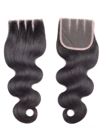 Human Hair Extension Natural Black 18inch