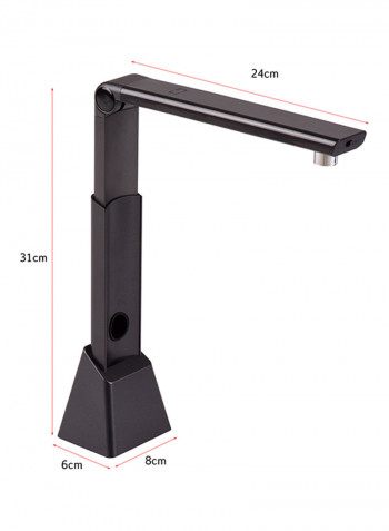 Portable Adjustable High Speed USB Book Image Document Camera Scanner 10 Mega-pixel HD High-Definition Max. A3 Scanning Size with OCR Function LED Light for Classroom Office Library Bank Black