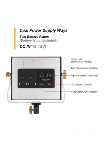 Portable Video LED Light Panel Multicolour