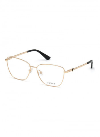 Women's Comfortable Square Design Eyeglass Frame - Lens Size: 55 mm