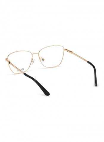 Women's Comfortable Square Design Eyeglass Frame - Lens Size: 55 mm