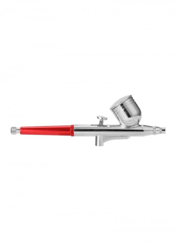Portable Paint Spray Pump Red/Silver