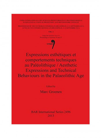 Expressions Esthétiques Et Comportements Techniques Au Paléolithique / Aesthetic Expressions and Technical Behaviours in the Palaeolithic Age Paperback