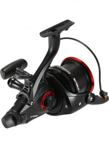 Ball Bearings Spinning Fishing Reel With Interchangeable Collapsible Handle 21x21x12.5cm