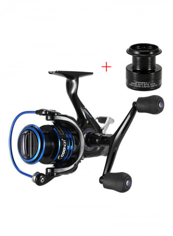 Carp Wheel Double Rocker Arm Full Metal Fishing Reel 18x18x18cm