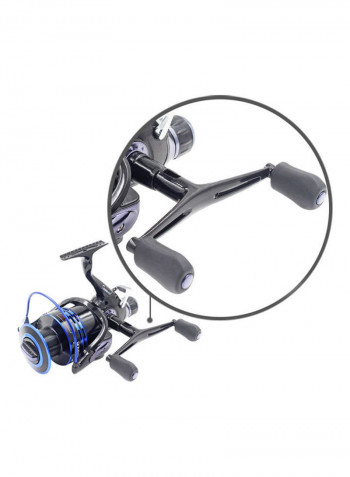 Carp Wheel Double Rocker Arm Full Metal Fishing Reel 18x18x18cm