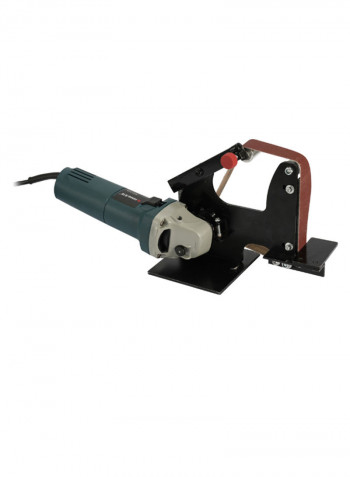 Multifunctional Iron Angle Grinder Tool With Sander Belt Black/Brown/Silver