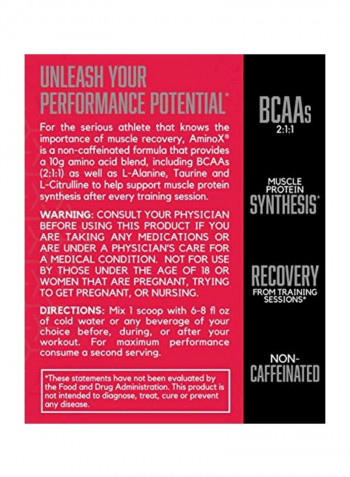 Amino X Muscle Recovery And Endurance Powder
