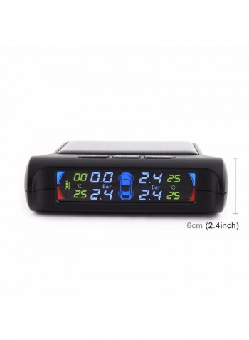 Solar Powered Internal Tire Pressure Monitor With LCD Display