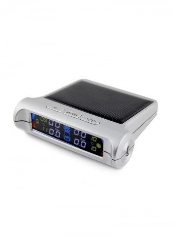 Solar Powered Internal Tire Pressure Monitor With LCD Display