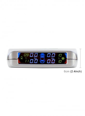 Solar Powered Internal Tire Pressure Monitor With LCD Display