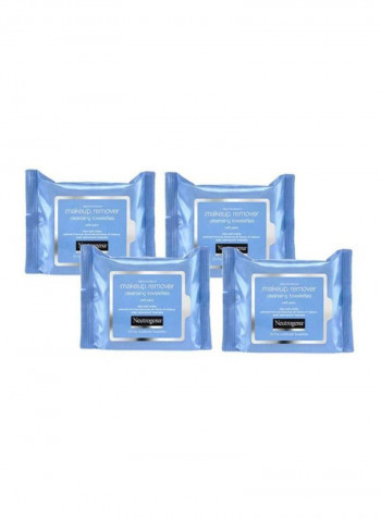 Pack Of 4 Ultra-Soft Makeup Remover Cleansing Towelette
