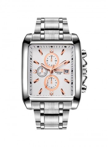 Men's Casual Stainless Steel Quartz Analog Watch NNSB03708939